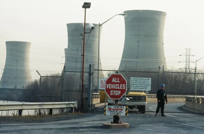 Framed Print : Exterior View of Three Mile Island Power Plant Framed Print : Exterior View of Three Mile Island Power Plant