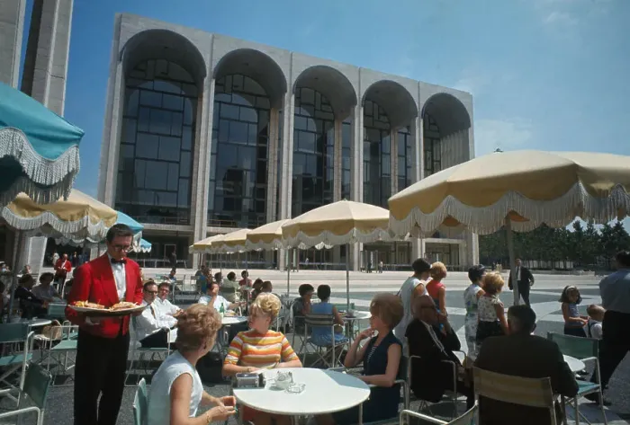 Framed Print : Exterior View of Patrons Near Opera House Framed Print : Exterior View of Patrons Near Opera House
