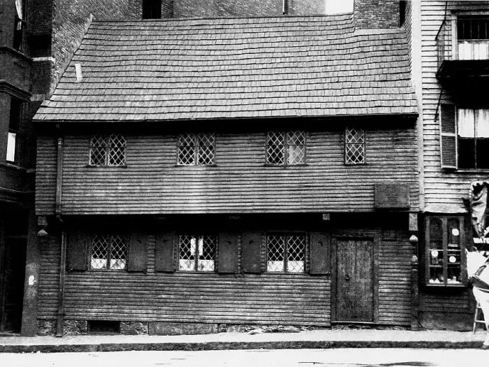 Framed Print : Exterior View Of Paul Revere'S House Framed Print : Exterior View Of Paul Revere'S House