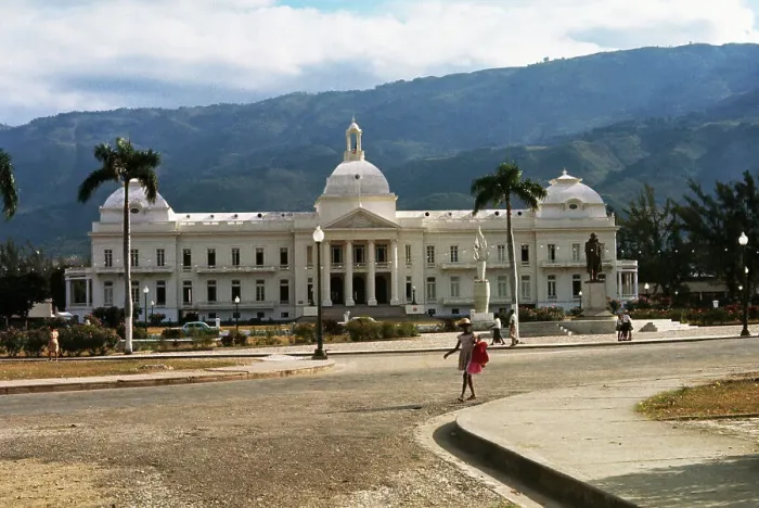 Framed Print : Exterior View of Presidential Palace of Haiti