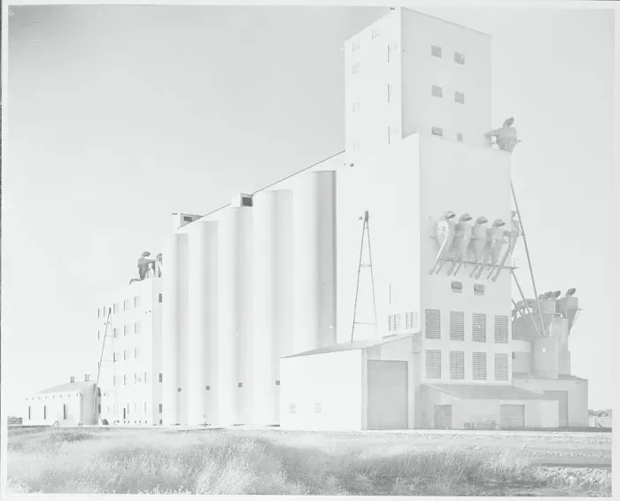 Framed Print : Exterior View of a Rice Processing Plant Framed Print : Exterior View of a Rice Processing Plant