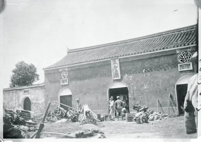 Framed Print : Exterior View of a Temple