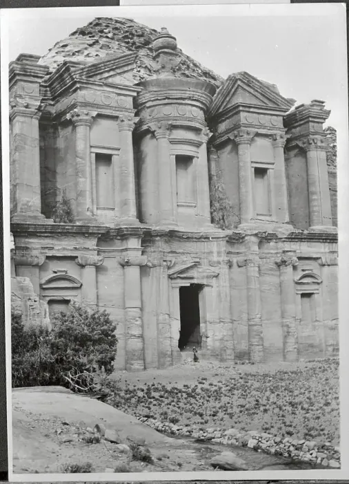 Framed Print : Exterior View of Temple of El-Deir Framed Print : Exterior View of Temple of El-Deir