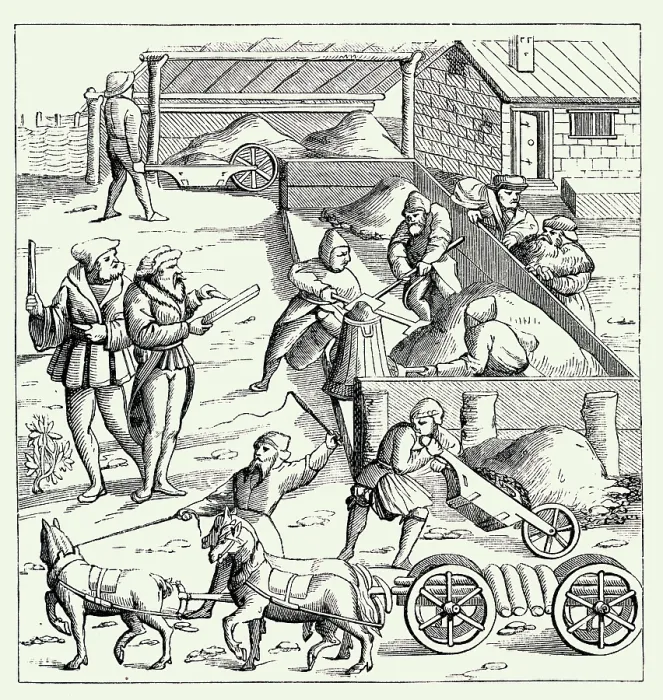 Framed Print : The Extraction of Metals Framed Print : The Extraction of Metals