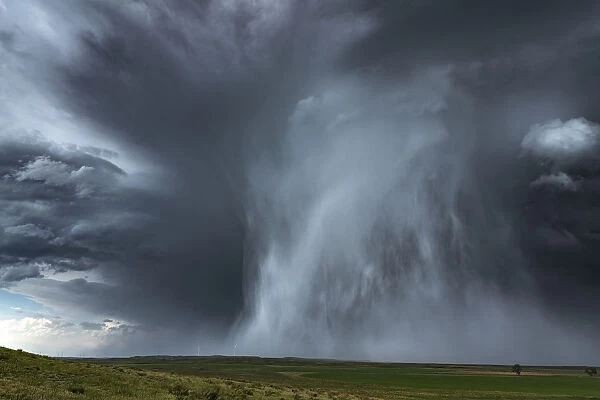 Extreme Hail storm, Nebraska. USA
