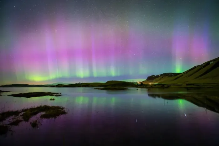 Framed Print : The extremely northern lights in Iceland (KP9) Framed Print : The extremely northern lights in Iceland (KP9)