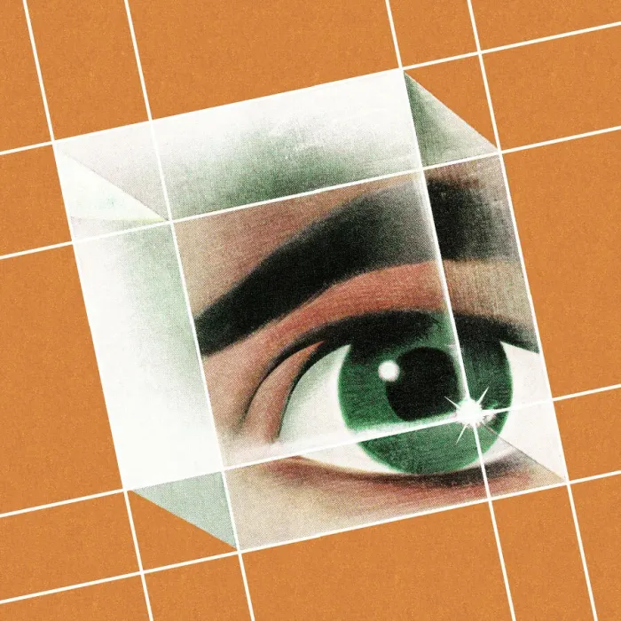 Framed Print : Eye Cube Framed Print : Eye Cube