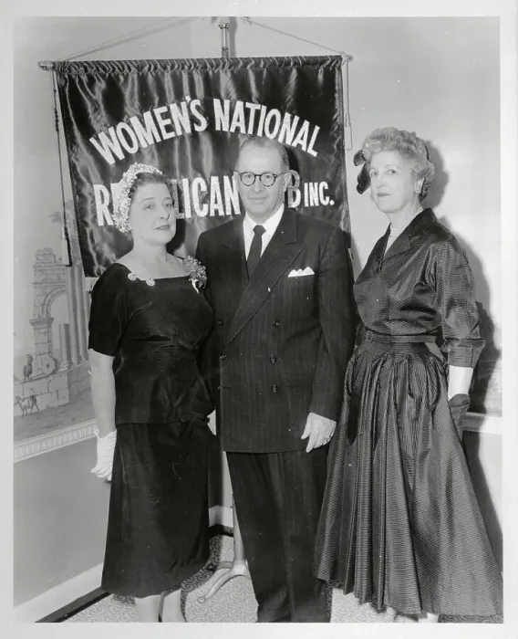 Framed Print : Ezra Taft Benson and Republican Women Posing for Camera Framed Print : Ezra Taft Benson and Republican Women Posing for Camera