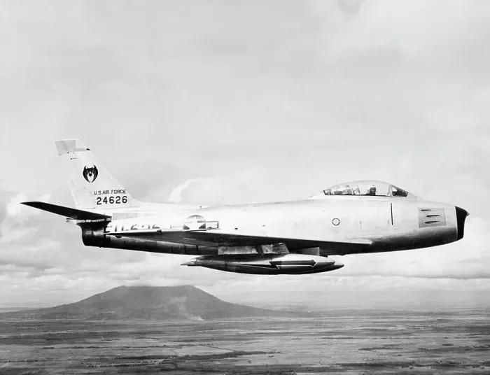 Framed Print : F-86 Sabre on Philippine Patrol Framed Print : F-86 Sabre on Philippine Patrol