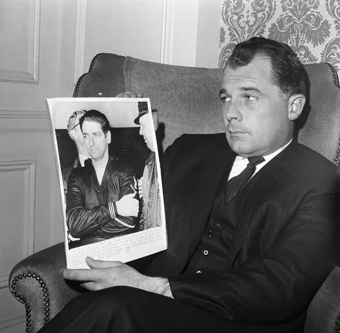Framed Print : F. Lee Bailey Holding Photo of Boston Strangler Framed Print : F. Lee Bailey Holding Photo of Boston Strangler