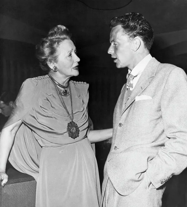 Framed Print : F. Sinatra Standing W / Hedda Hopper Framed Print : F. Sinatra Standing W / Hedda Hopper