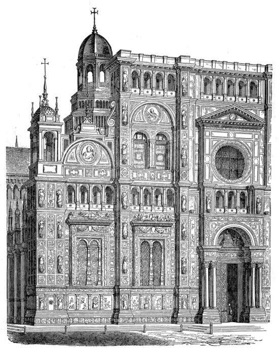 Framed Print : Facade of the Certosa di Pavia Framed Print : Facade of the Certosa di Pavia