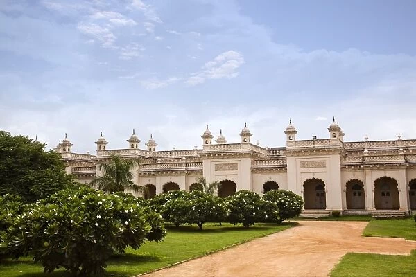Facade of Chowmahalla Palace, Hyderabad, Andhra Pradesh, India
