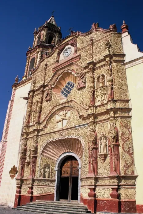 Framed Print : Facade of the Franciscan Mission