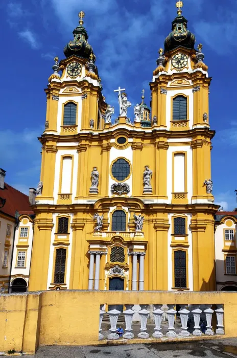 Framed Print : Facade Front Melk Abbey, Austria Framed Print : Facade Front Melk Abbey, Austria