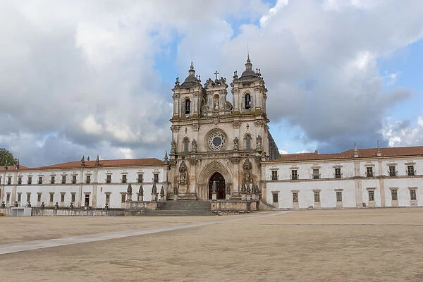 Facade of the monastery of Alcobaca