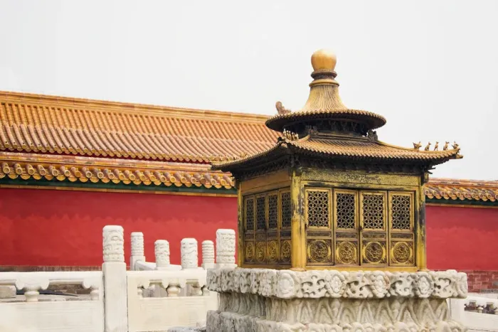 Framed Print : Facade of a palace, Forbidden City, Beijing, China Framed Print : Facade of a palace, Forbidden City, Beijing, China