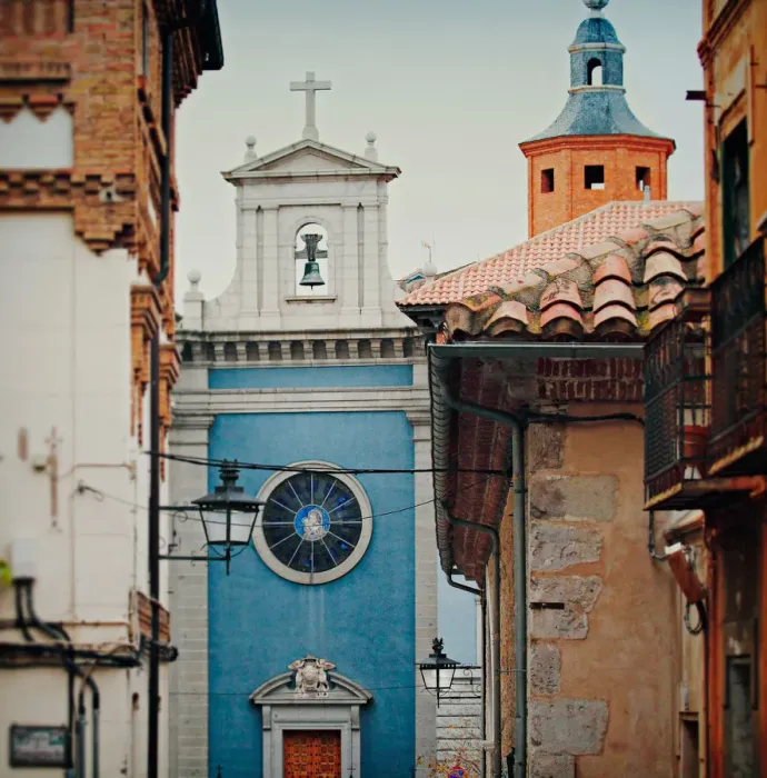 Framed Print : Facades of Teruel, Spain Framed Print : Facades of Teruel, Spain