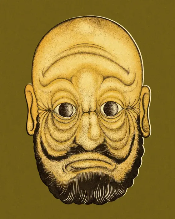 Framed Print : Two Faced Man View One Framed Print : Two Faced Man View One