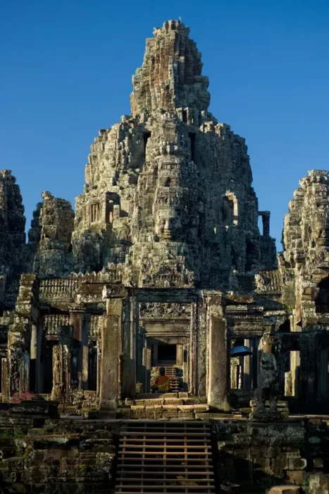 Framed Print : Faces Bayon Temple Tower Framed Print : Faces Bayon Temple Tower