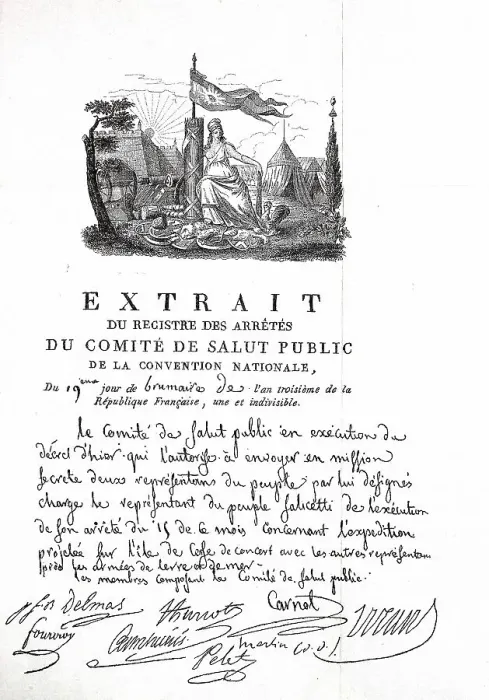 Framed Print : Facsimile of a decree of the Welfare Committee, this was established by the National Convention on 5 and 6 April 1793 during the French Revolution as the Committee of Public Welfare and General Defence Framed Print : Facsimile of a decree of the Welfare Committee, this was established by the National Convention on 5 and 6 April 1793 during the French Revolution as the Committee of Public Welfare and General Defence