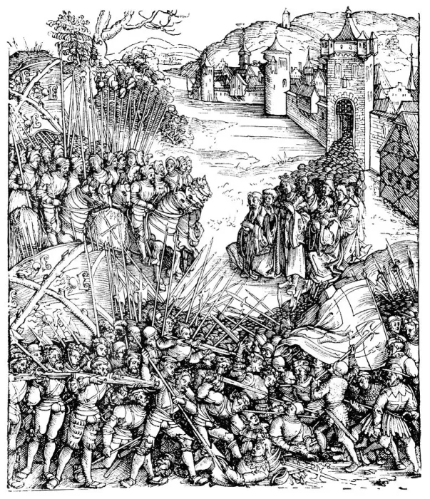 Framed Print : Facsimile of a troupe from Albrecht DAOErers gate of honor Maximilian I Framed Print : Facsimile of a troupe from Albrecht DAOErers gate of honor Maximilian I