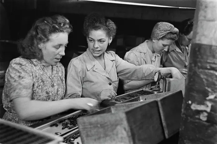 Framed Print : Factory Workers
