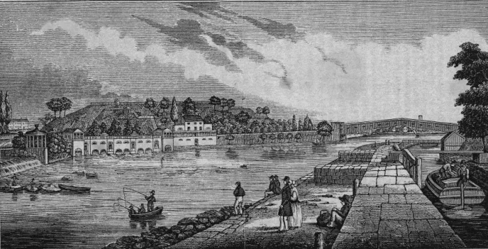 Framed Print : Fairmont Water Works & Schuylkill Locks