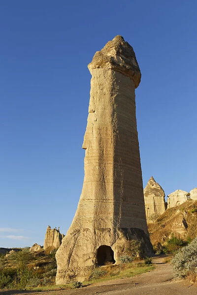 Fairy chimneys, phallus-shaped tufa formations, Love Valley, Goreme National Park, Cappadocia, Nevsehir Province, Central Anatolia Region, Turkey