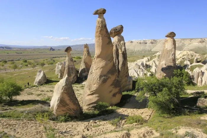 Framed Print : Fairy chimneys, rock formations of tufa near Cavushin, Goreme, Cappadocia, central Anatolia, Turkey Framed Print : Fairy chimneys, rock formations of tufa near Cavushin, Goreme, Cappadocia, central Anatolia, Turkey