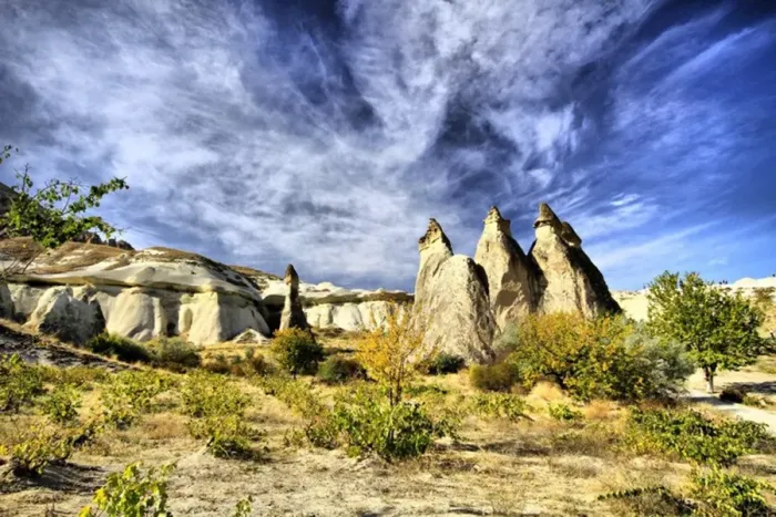 Framed Print : Fairy chimneys (tuff pyramids) in Goreme Framed Print : Fairy chimneys (tuff pyramids) in Goreme