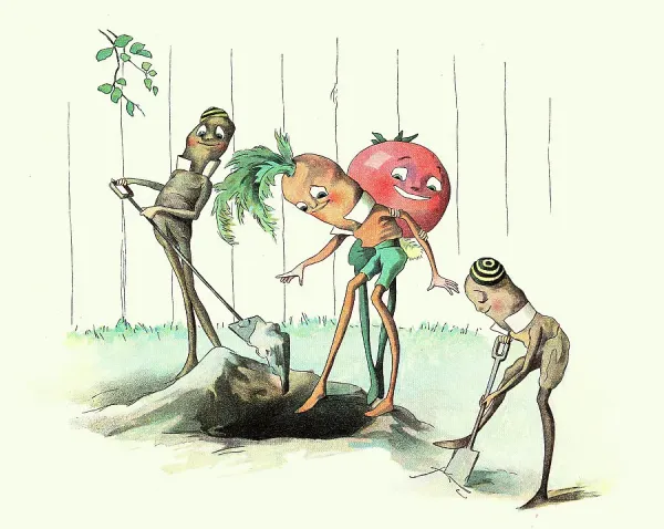 The Vege-Men's Revenge Vintage Art Prints, Posters