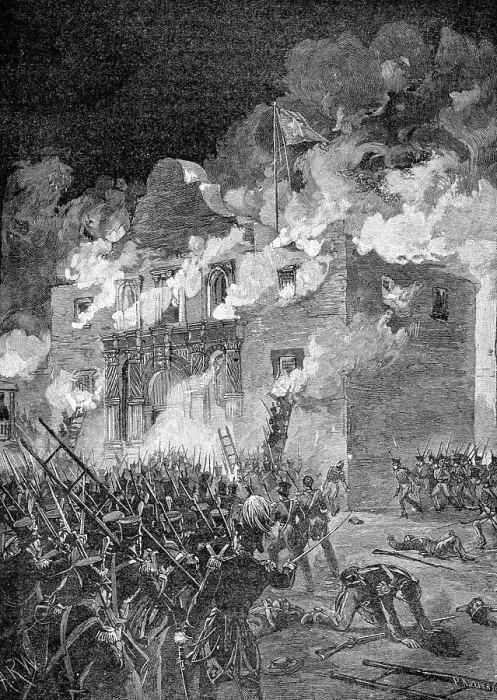Framed Print : The Fall Of The Alamo