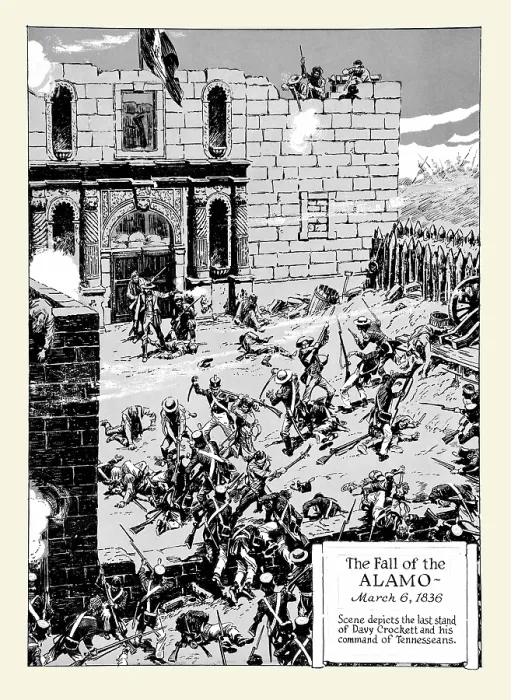 Framed Print : The Fall of the Alamo Framed Print : The Fall of the Alamo