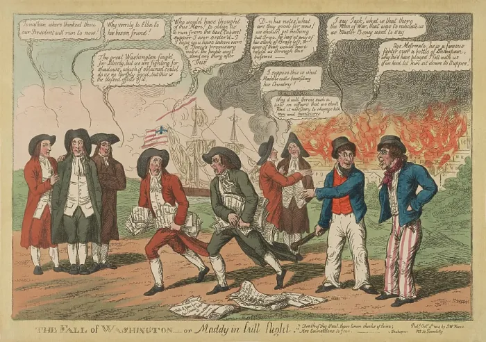 Framed Print : The fall of Washington Framed Print : The fall of Washington