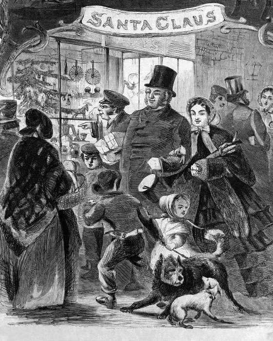 Framed Print : A Family Christmas Shopping in New York City P. Allen Framed Print : A Family Christmas Shopping in New York City P. Allen