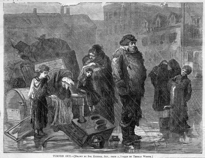 Framed Print : Family After Being Evicted Framed Print : Family After Being Evicted