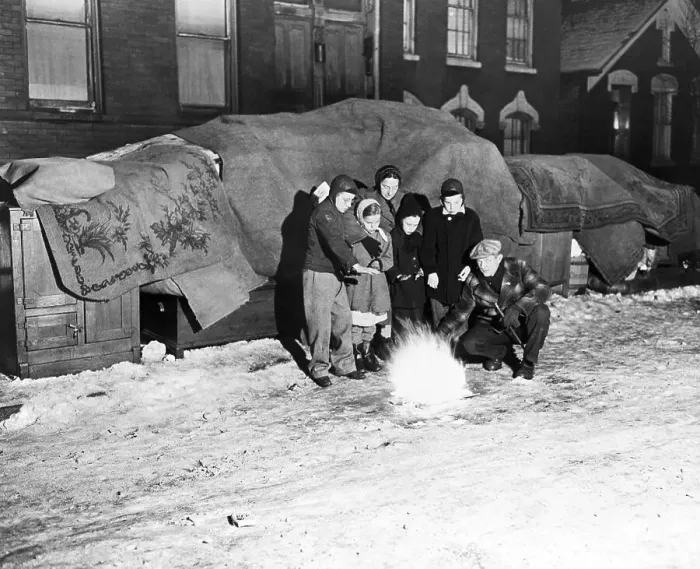 Framed Print : Family Evicted in Chicago Framed Print : Family Evicted in Chicago