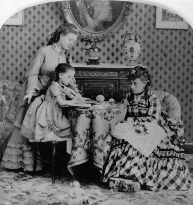 Framed Print : Family At Leisure Framed Print : Family At Leisure