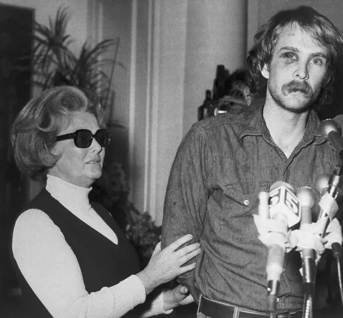 Framed Print : Family of Patty Hearst at News Conference Framed Print : Family of Patty Hearst at News Conference