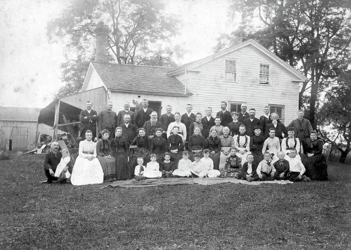 Framed Print : Family Photograph Ca 1890 Framed Print : Family Photograph Ca 1890