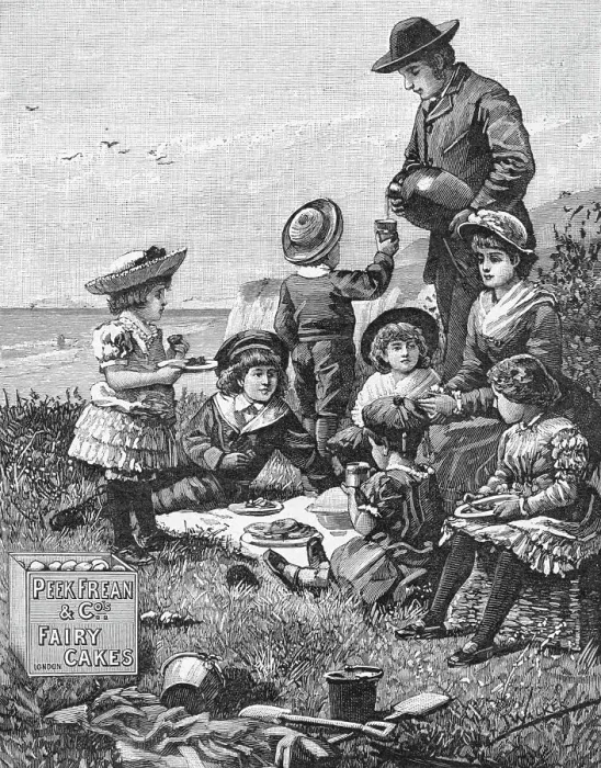 Framed Print : Family Picnic Near The Sea Framed Print : Family Picnic Near The Sea