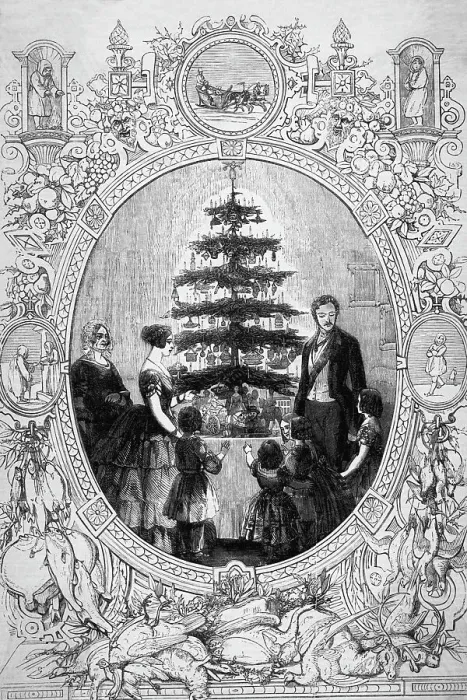 Framed Print : Family Portrait of the Windsors at Christmas Framed Print : Family Portrait of the Windsors at Christmas