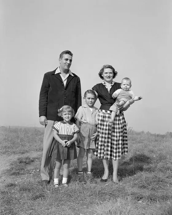 Framed Print : Family Posing Outdoors Framed Print : Family Posing Outdoors