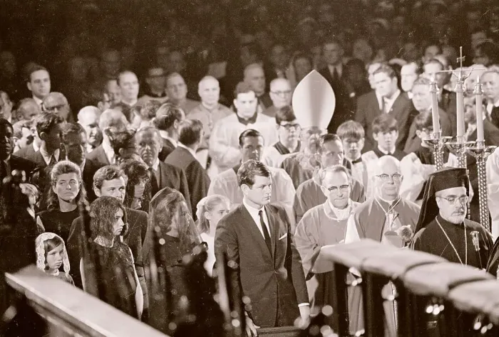 Framed Print : Family of Robert F. Kennedy Attending Requiem Mass Framed Print : Family of Robert F. Kennedy Attending Requiem Mass