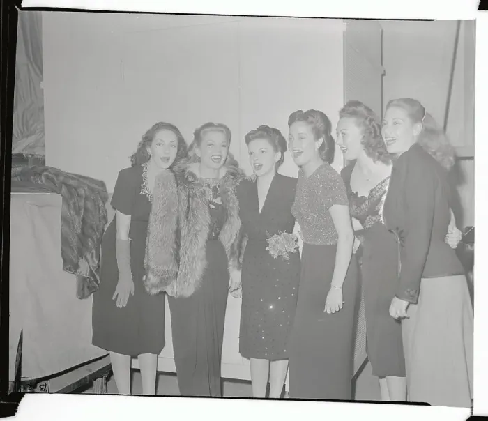 Framed Print : Famous Female Singers Singing at Microphones Framed Print : Famous Female Singers Singing at Microphones