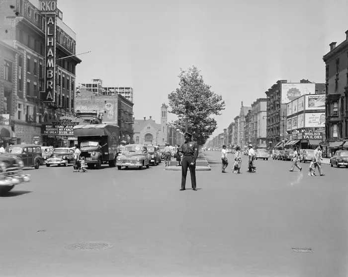 Framed Print : Famous Harlem Street Framed Print : Famous Harlem Street