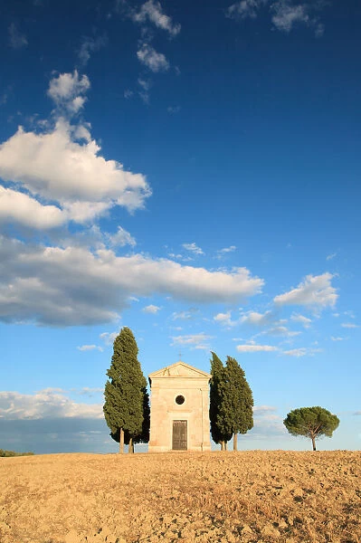 Famous little church in Tuscany, Italy