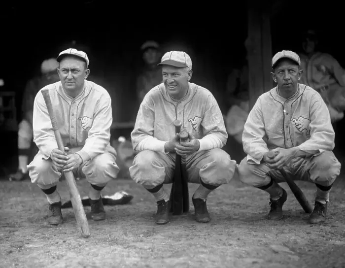 Framed Print : Famous Three Philadelphia Athletics Framed Print : Famous Three Philadelphia Athletics