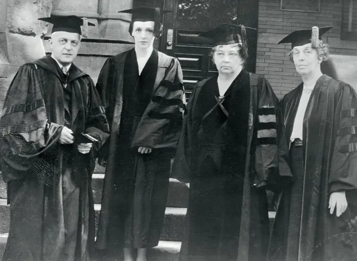 Framed Print : Famous Scientist Attending Commencements Framed Print : Famous Scientist Attending Commencements